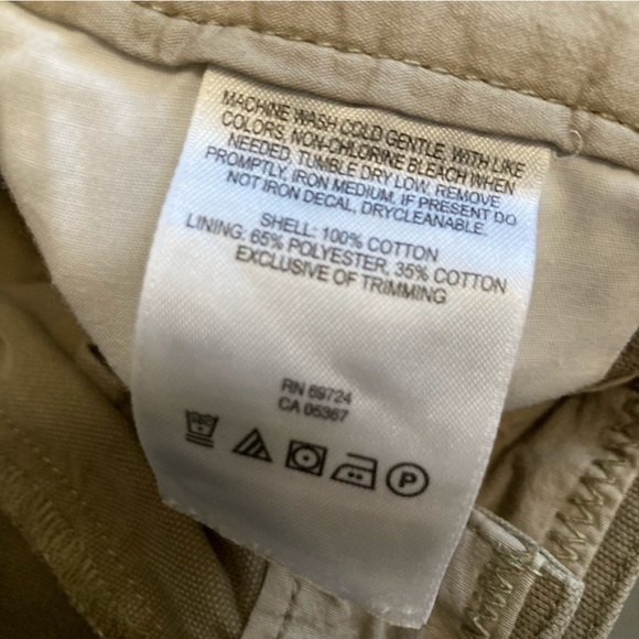 Columbia Sportswear Hiking‎ Pants AM8066 Khaki Men's Size 44W x 30L - Picture 5 of 10